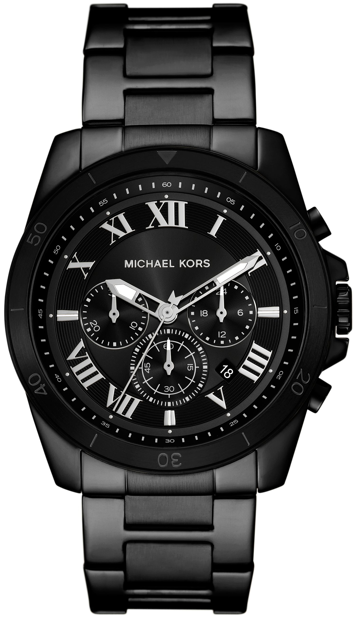 ALEK Black Stainless Steel 44mm Michael Kors MK9185 