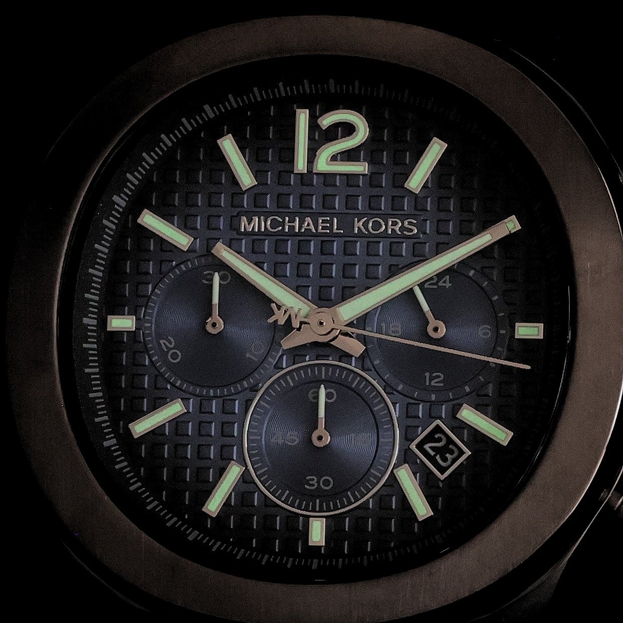Michael Kors MK9213 Sage Grey Stainless Steel 43mm Michael Kors fashion-modowy zegarek szary - miniatura 5