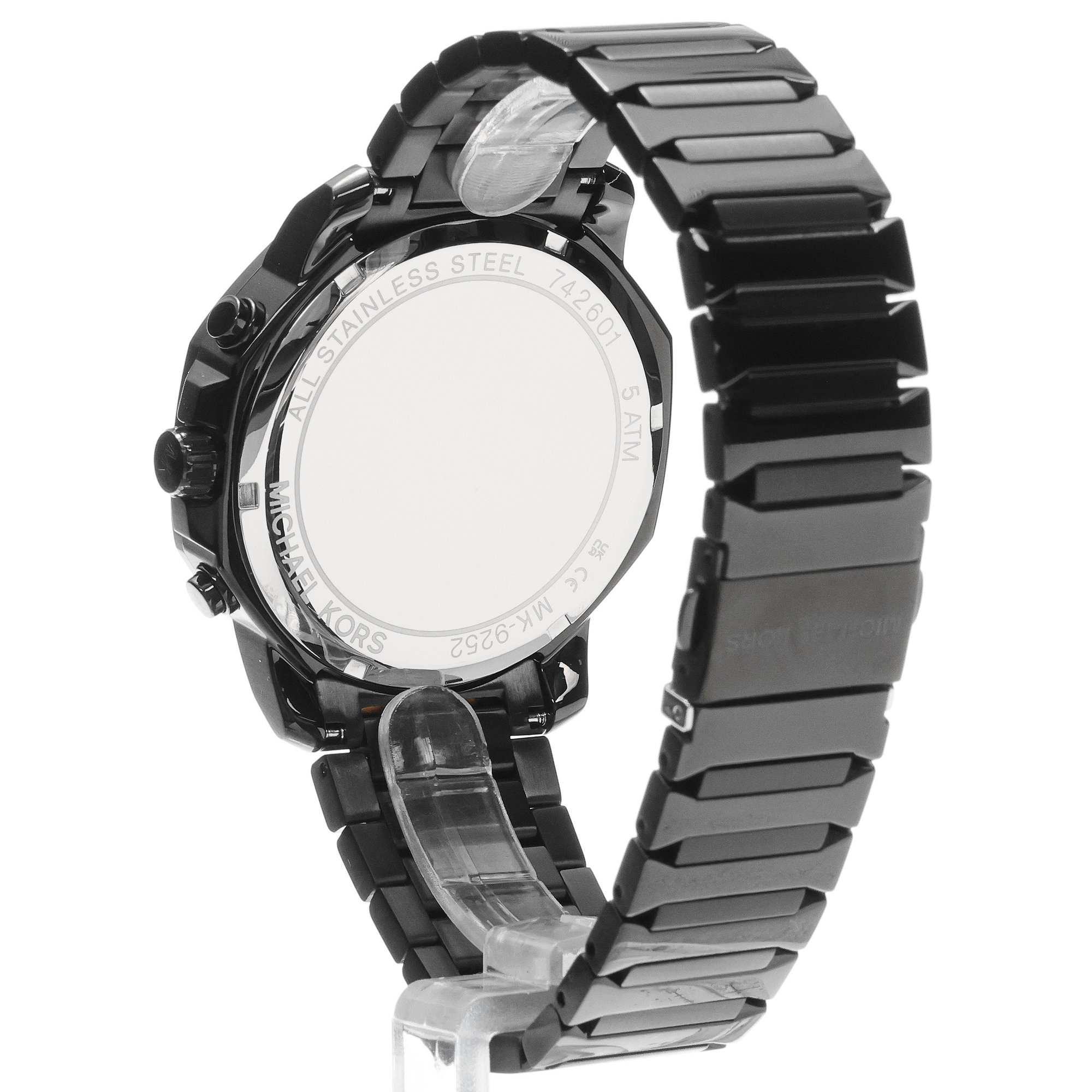 Michael Kors MK9252 Oversized Prescott Michael Kors fashion-modowy zegarek czarny