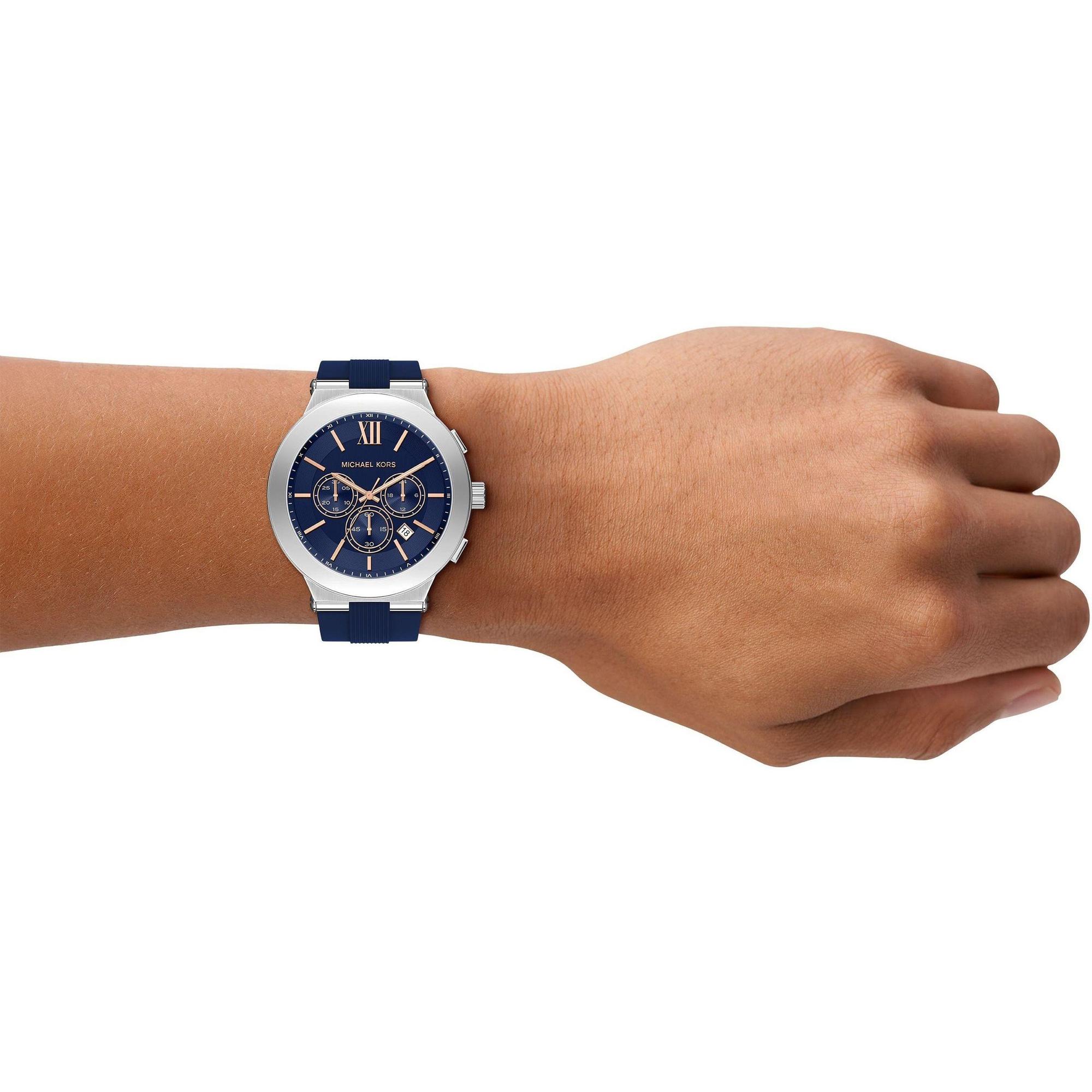 Michael Kors MK9254 zegarek srebrny fashion-modowy Męskie pasek - miniatura 6