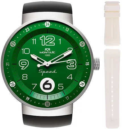 Montjuic MJ10305S Speed Mecaquartz Green Elegance - zdjęcie 1