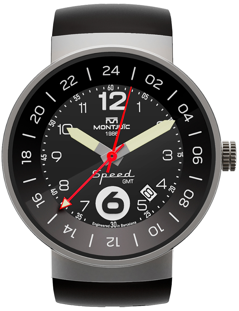 Montjuic GMT Tarmac Black MJ3.0101.S