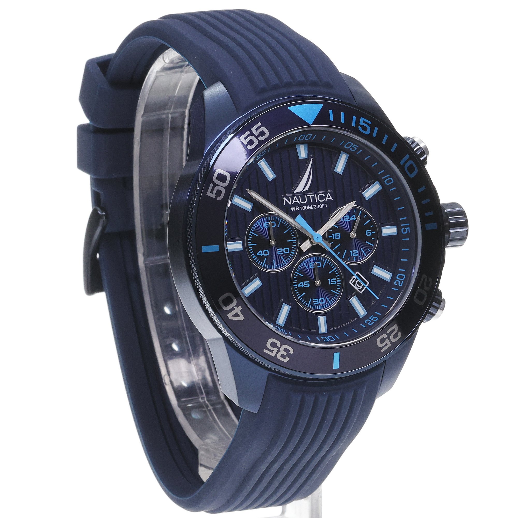 Nautica NAPNOS303 NAUTICA ONE RECYCLED CHRONOGRAPH zegarek sportowy Męskie - miniatura 3