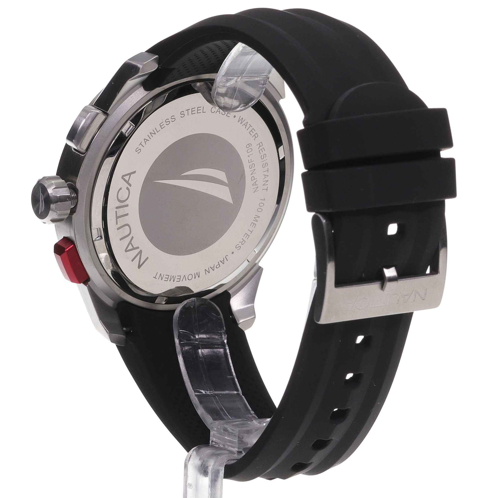 Nautica NAPNSF109 zegarek srebrny Pasek pasek - miniatura 4