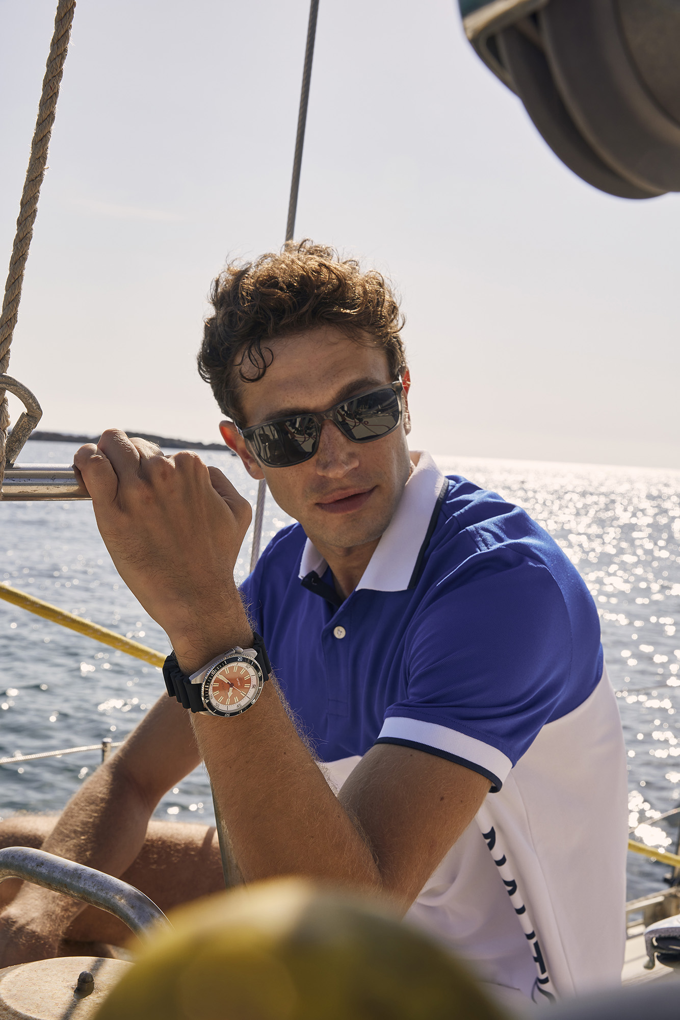 Nautica NAPNVS402 zegarek srebrny klasyczny Pasek pasek - miniatura 5
