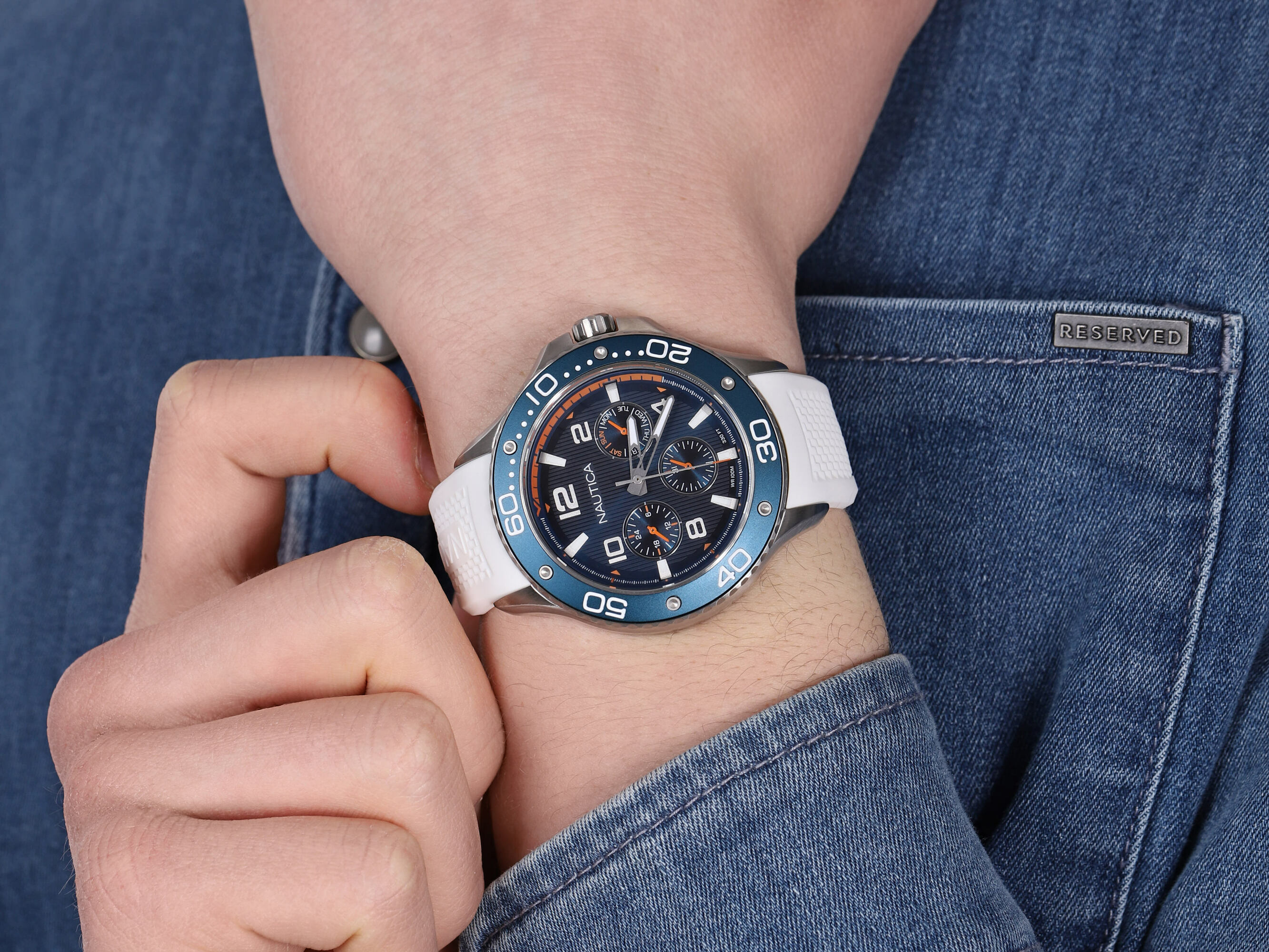 Nautica NAPP25001 Pier 25 Multifunction Watch zegarek sportowy Pasek - miniatura 4