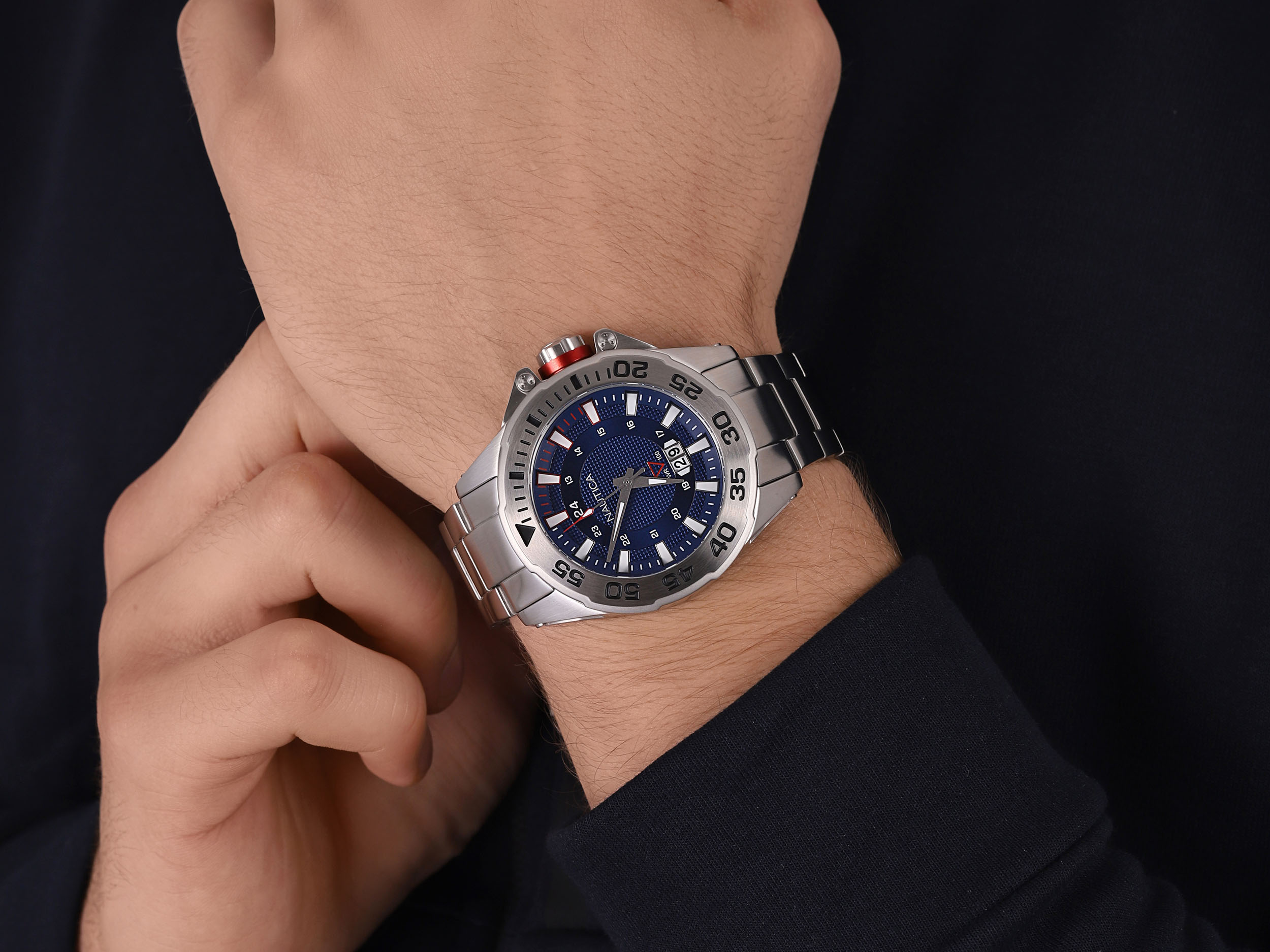 Nautica NAPWSV003 zegarek męski Bransoleta - miniatura 4
