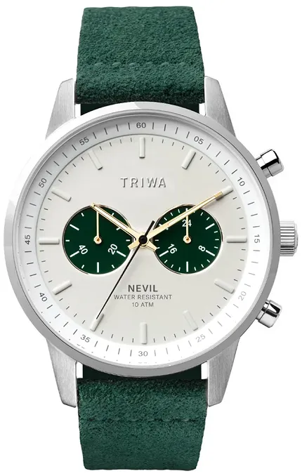 Triwa NEST121-CL210912P Nevil EMERALD NEVIL - VEGAN SUEDE - zdjęcie 1