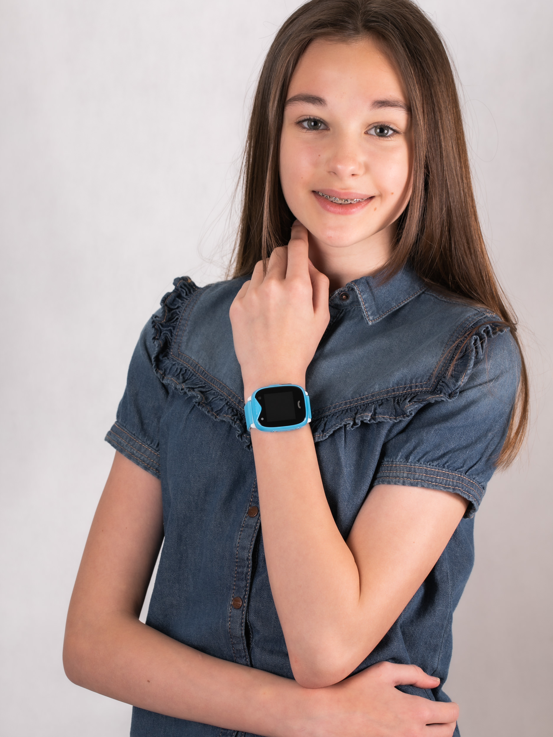 zegarek Garett 5903246284621 Smartwatch Garett Kids Sweet 2 niebieski dla dzieci z gps Dla dzieci