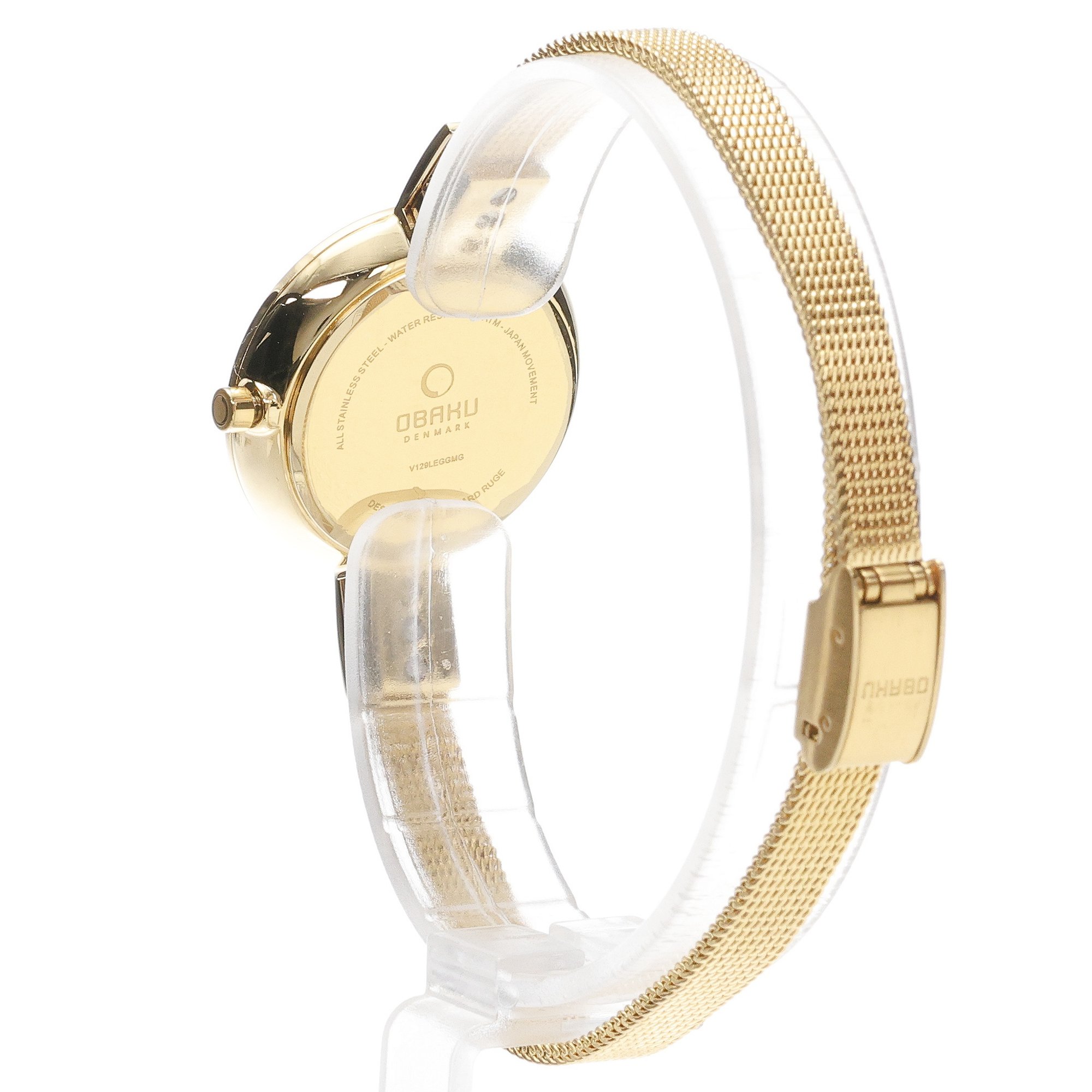 Obaku Denmark V129LGGMG3 zegarek złoty fashion-modowy Damskie bransoleta - miniatura 4