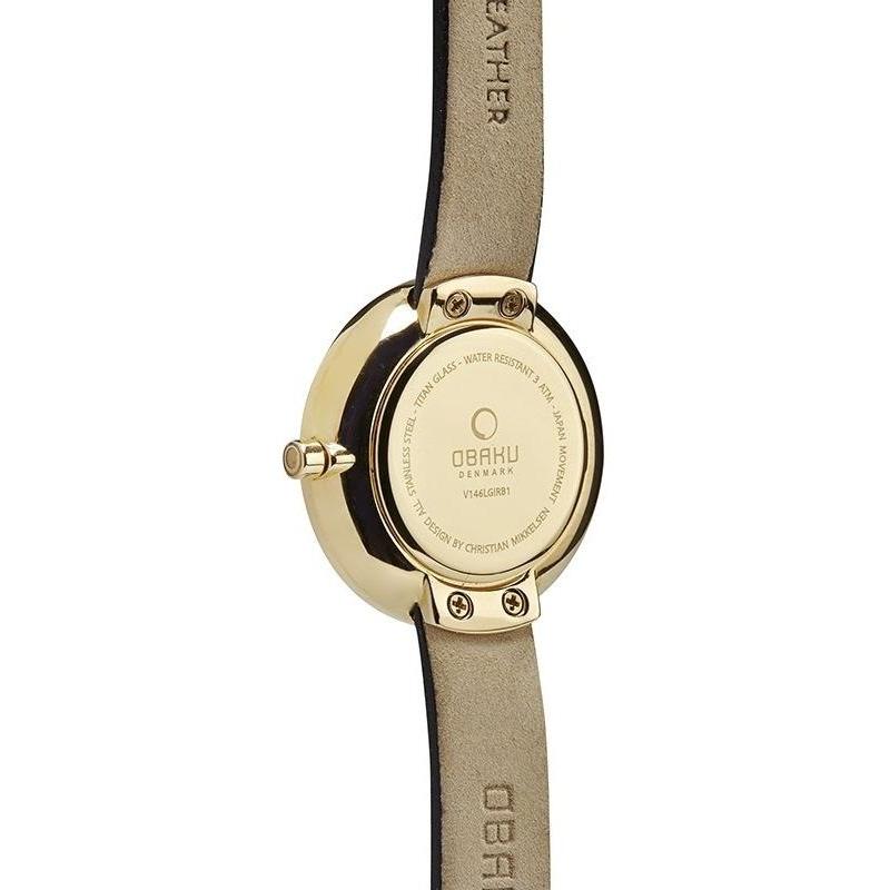 Obaku Denmark V146LGIRB damski zegarek Slim pasek - miniatura 3