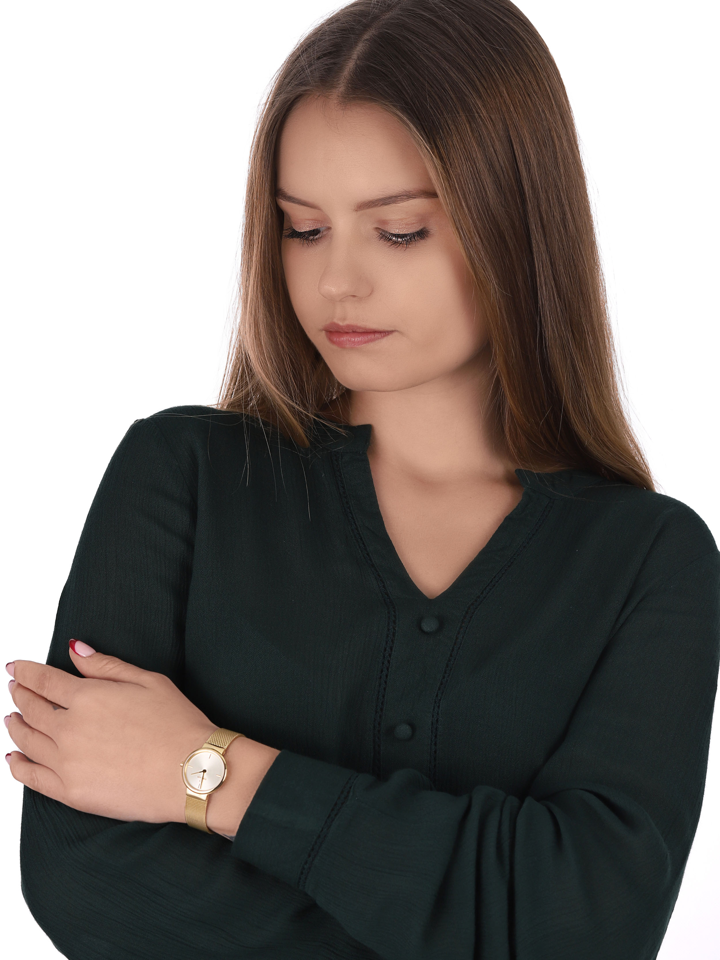 Obaku Denmark V153LGGMG damski zegarek Slim bransoleta - miniatura 2
