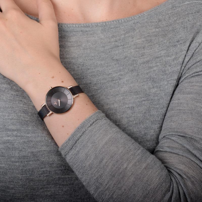 Obaku Denmark V158LEVNMN LUN - WALNUT zegarek fashion/modowy Slim - miniatura 7