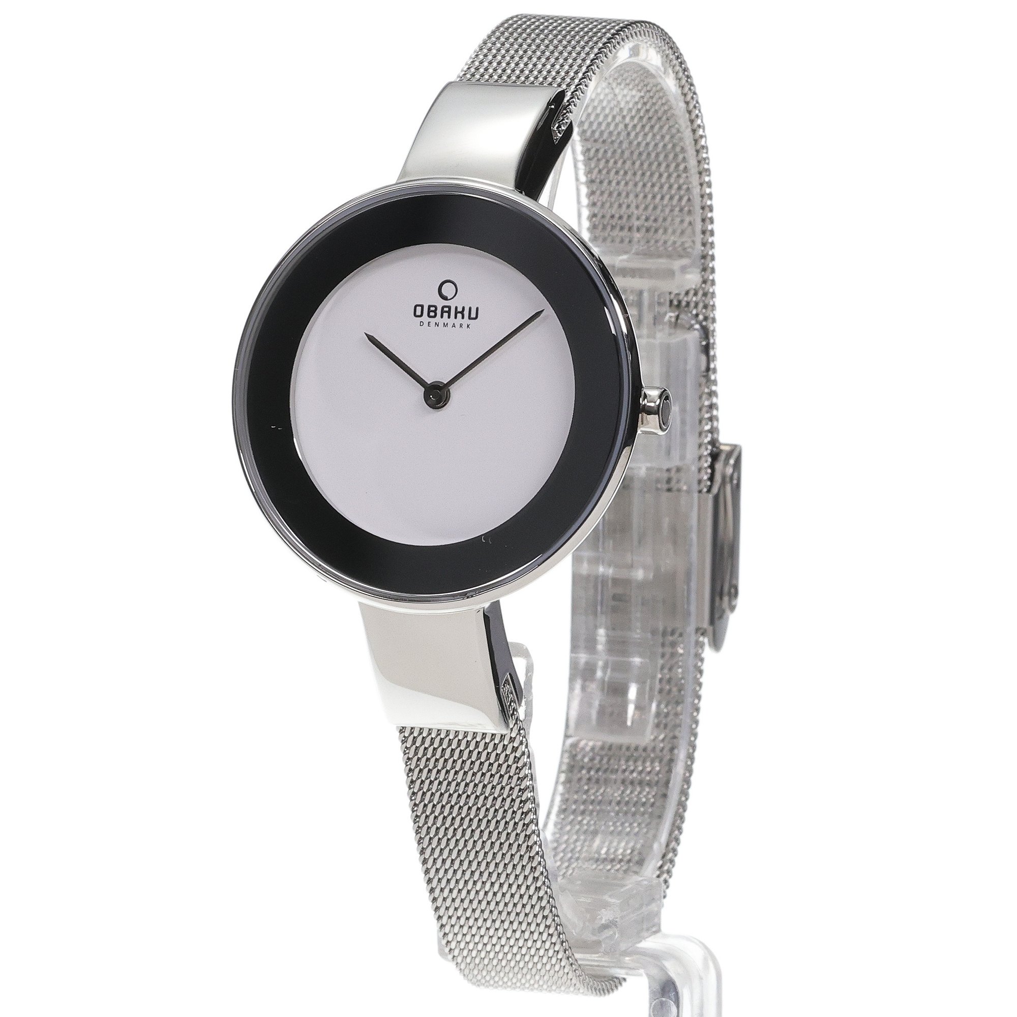 Obaku Denmark V167LXCIMC HIMMEL - STEEL - Christian Mikkelsen Slim klasyczny zegarek srebrny