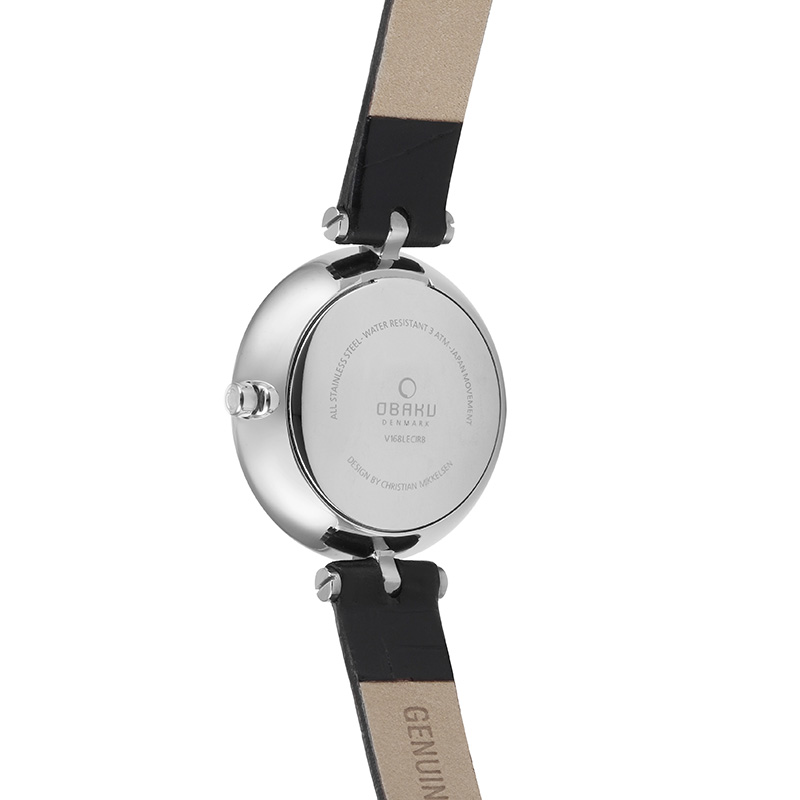 Obaku Denmark V168LECIRB damski zegarek Slim pasek - miniatura 3