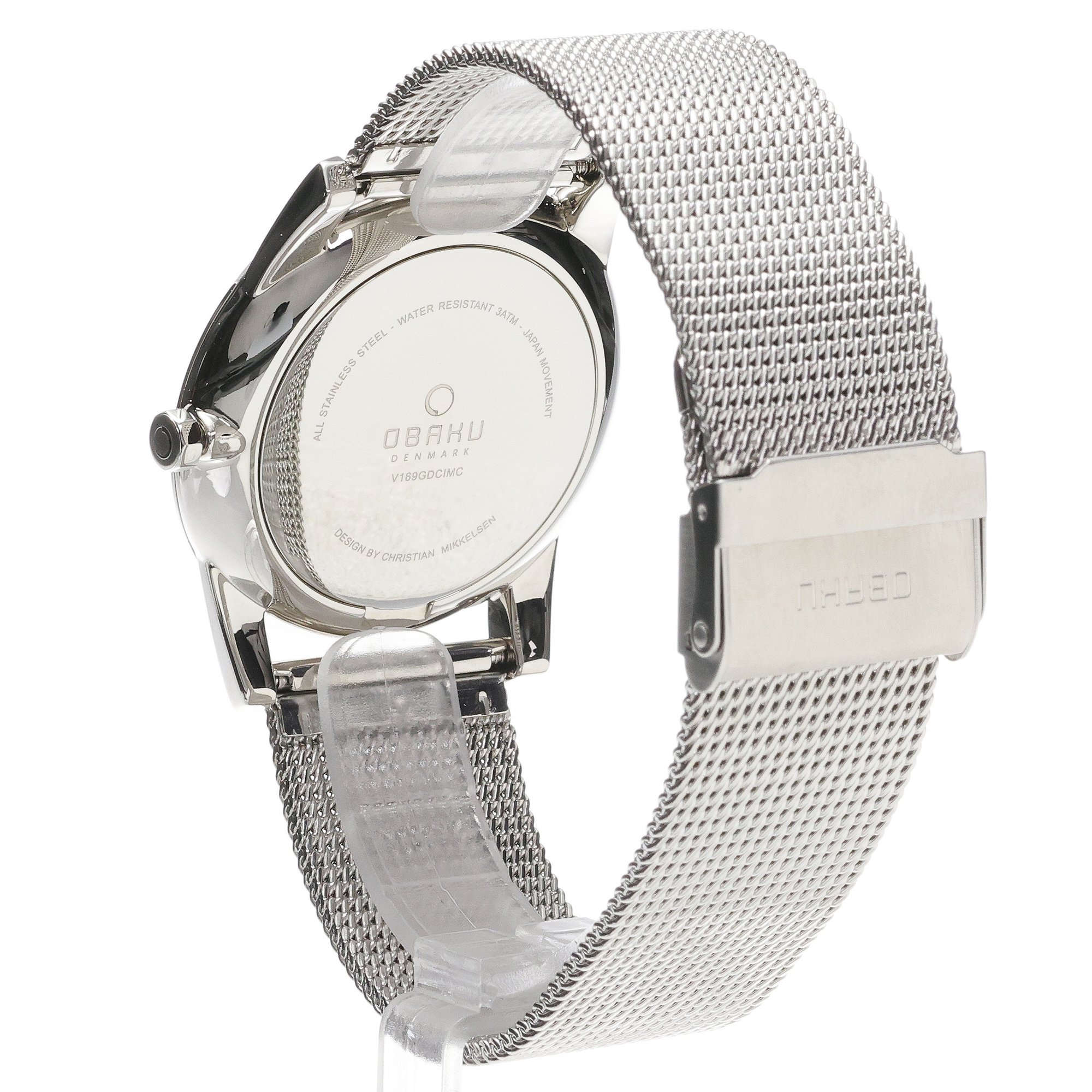 Obaku Denmark V169GDCIMC Męskie Sten - Steel - Christian Mikkelsen zegarek męski klasyczny mineralne