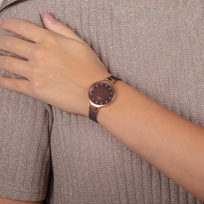 Obaku Denmark V173LXVNMN zegarek damski fashion/modowy Slim bransoleta - miniatura 12