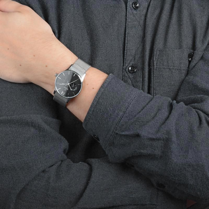 Obaku Denmark V175GMCBMC zegarek srebrny klasyczny Slim bransoleta - miniatura 5
