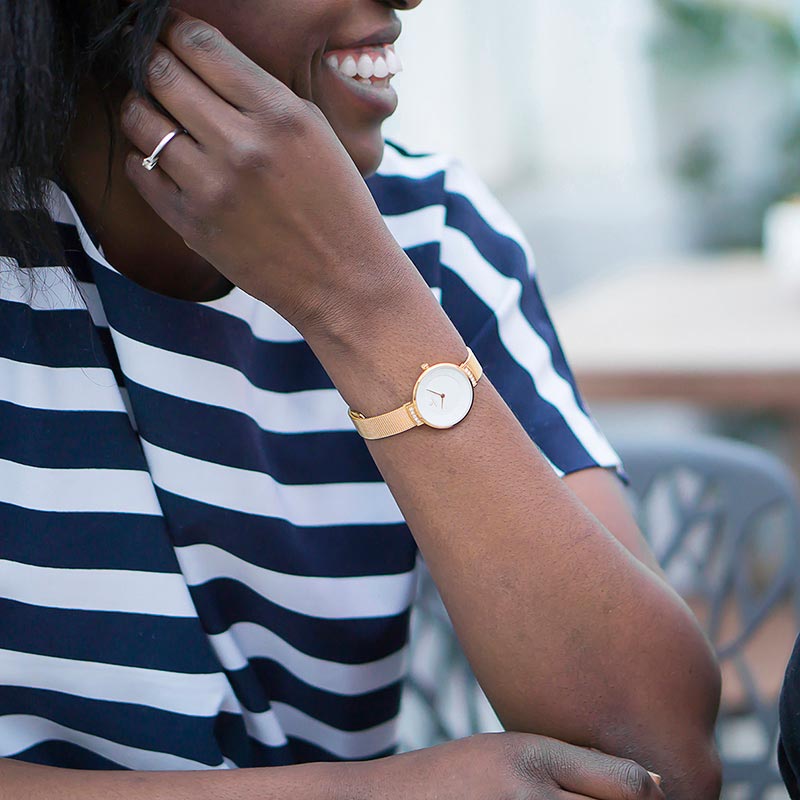 Obaku Denmark V177LEGIMG VARM - GOLD Slim fashion/modowy zegarek złoty - miniatura 9