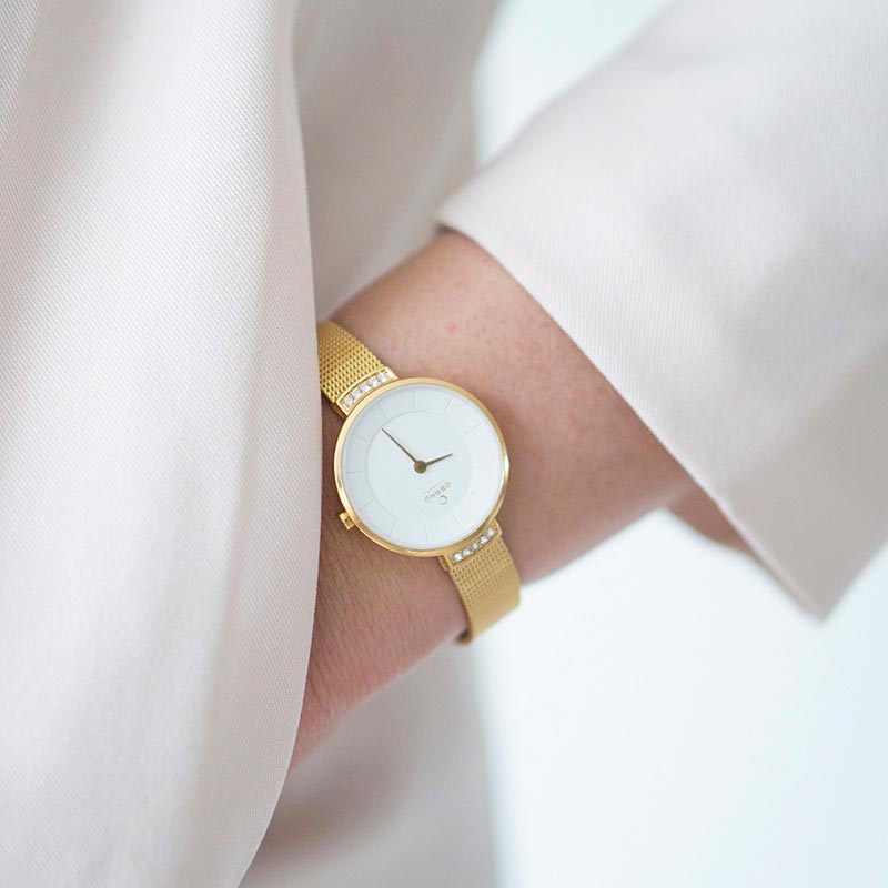 Obaku Denmark V177LEGIMG zegarek damski fashion/modowy Slim bransoleta - miniatura 10