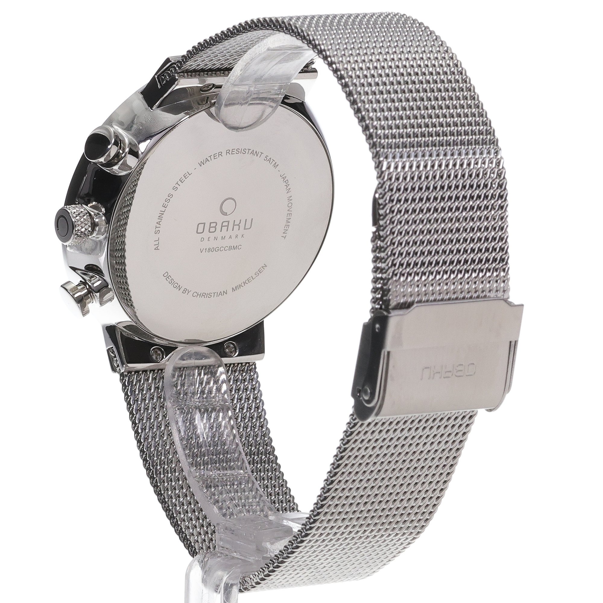 Obaku Denmark V180GCCBMC zegarek męski klasyczny Slim bransoleta