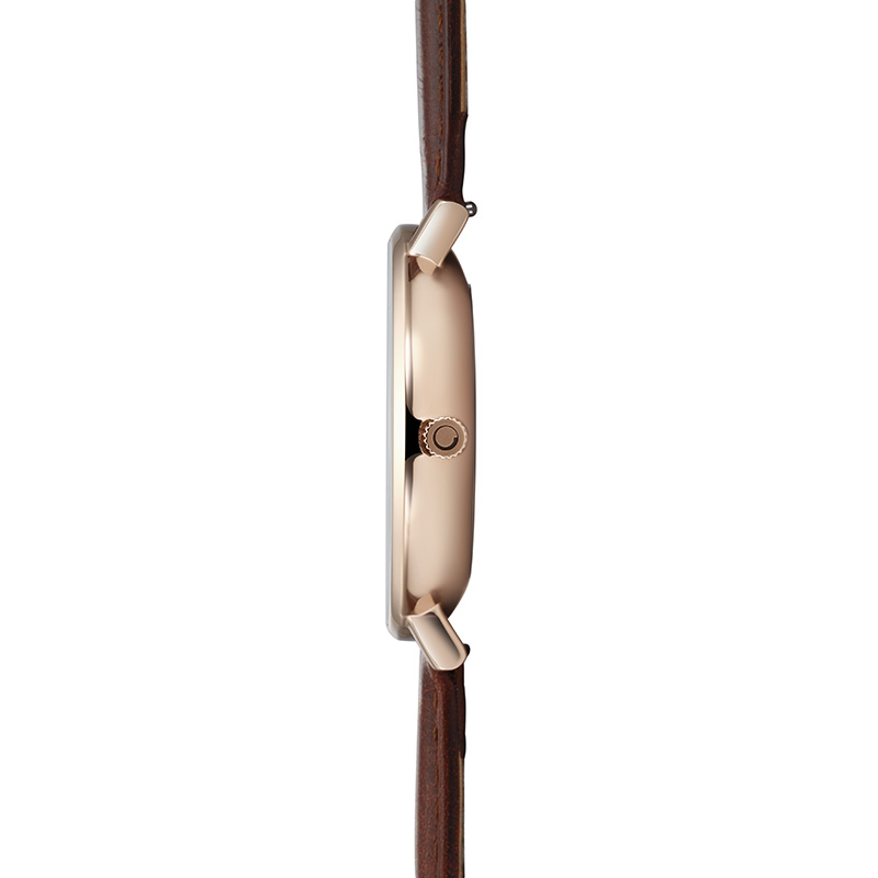 Obaku Denmark V182GMVWRB zegarek srebrny klasyczny Slim pasek - miniatura 2