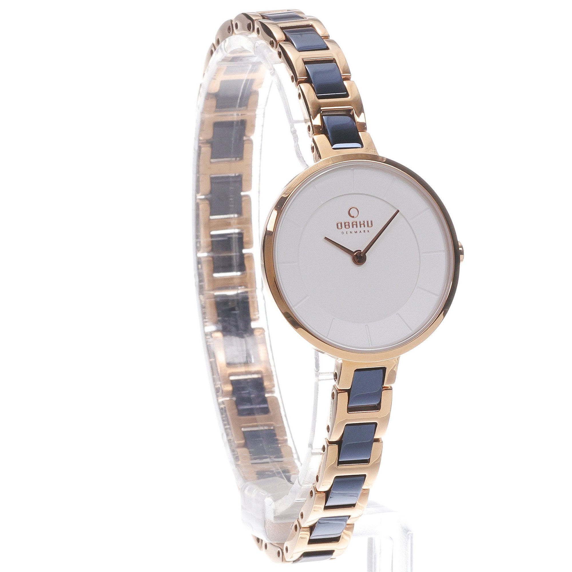 Obaku Denmark V183LXVISL zegarek różowe złoto fashion-modowy Damskie bransoleta - miniatura 3