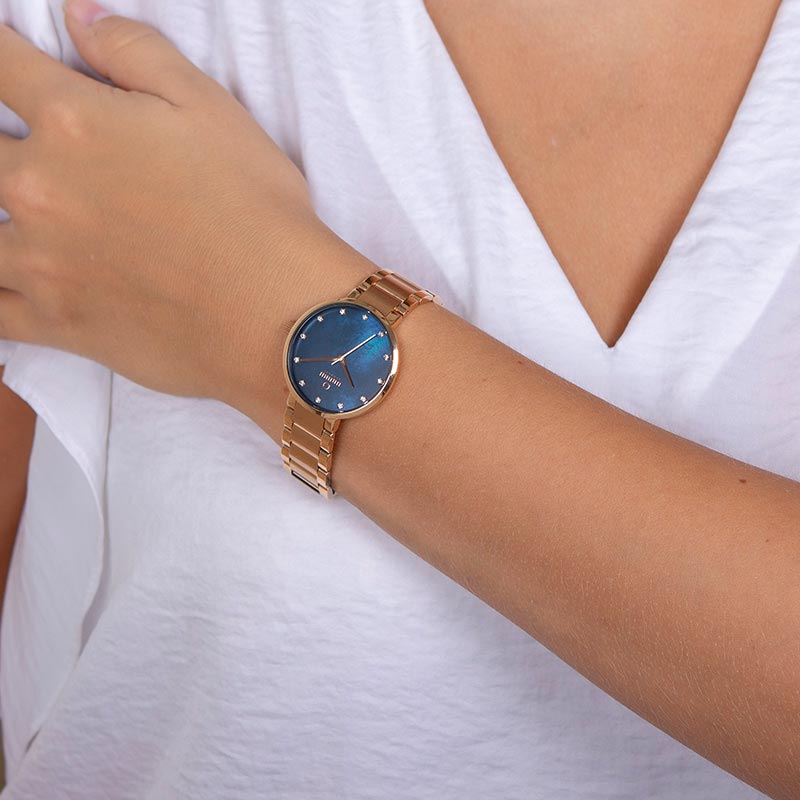 Obaku Denmark V189LXVLSV GLAD - LAPIS zegarek klasyczny Slim - miniatura 6