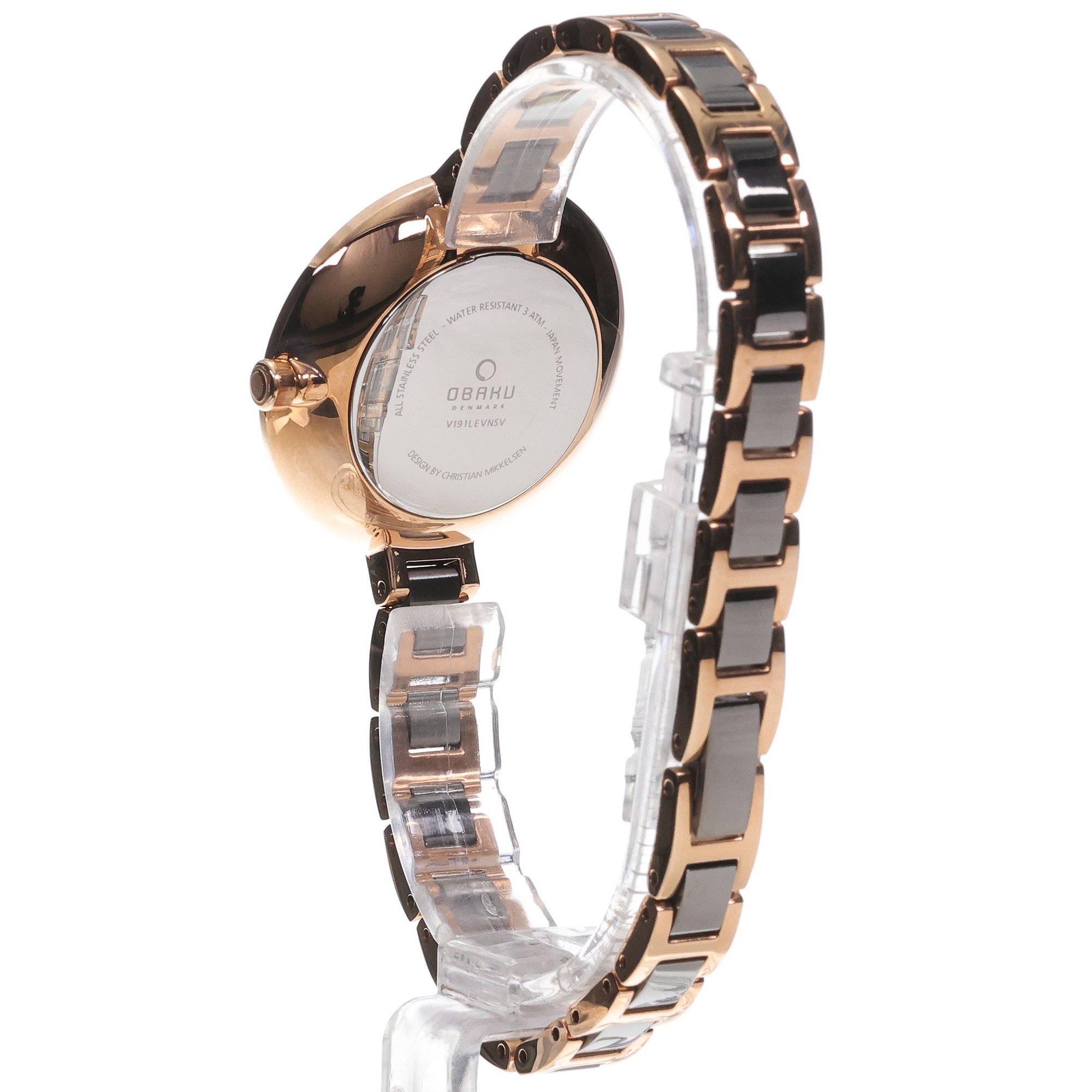 Obaku Denmark V191LEVNSV damski zegarek Slim bransoleta - miniatura 4