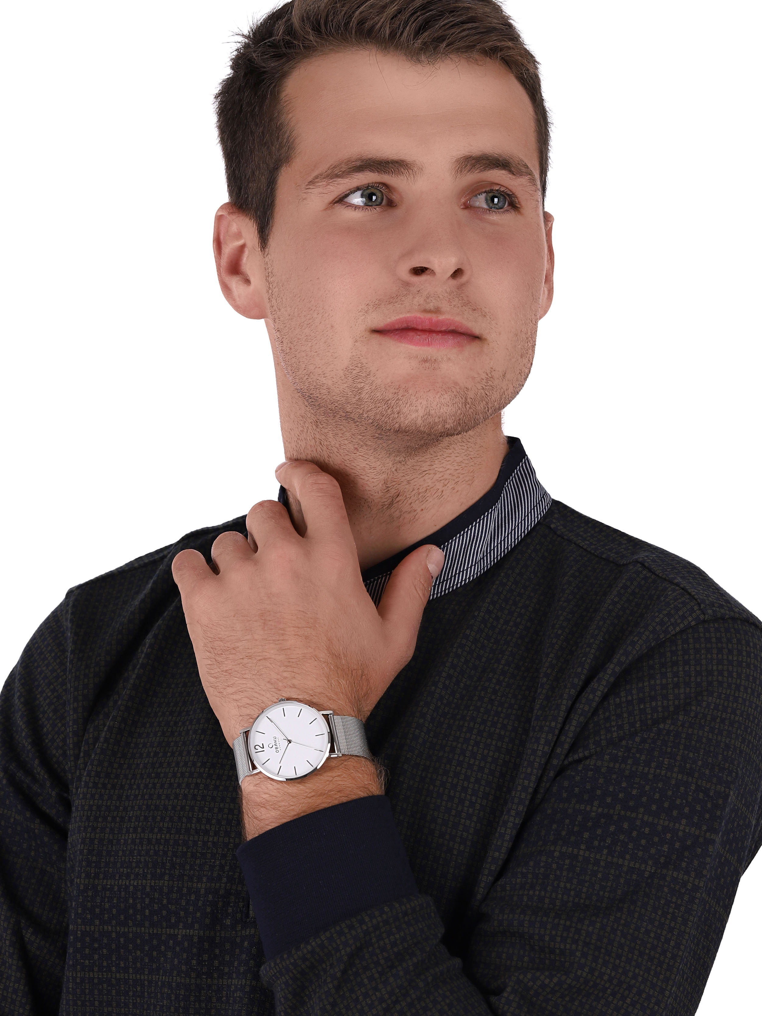 Obaku Denmark V197GXCWMC1 zegarek klasyczny Slim - miniatura 2