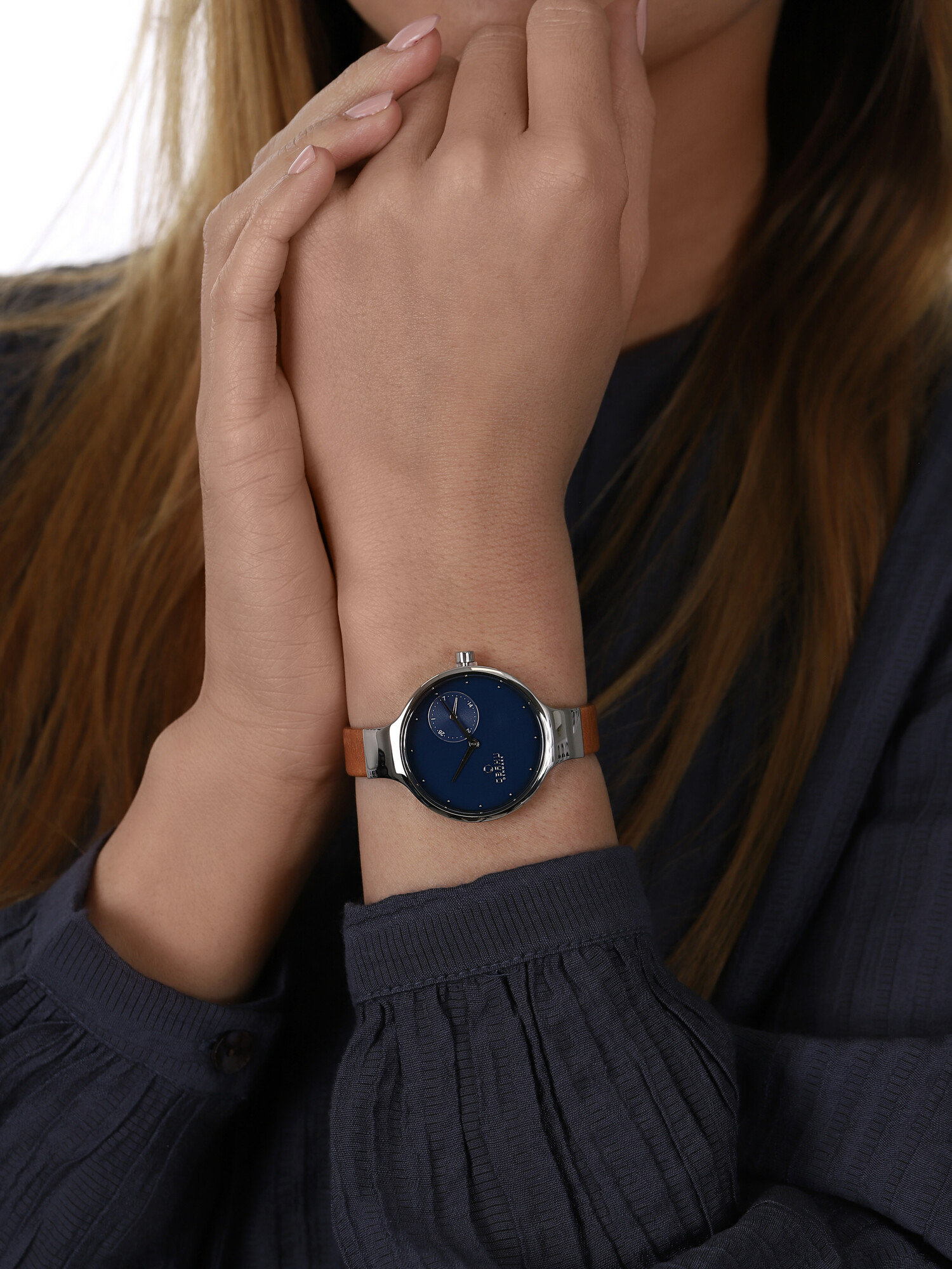 Obaku Denmark V201LDCLRZ ENG - SYRUP Slim klasyczny zegarek srebrny - miniatura 3