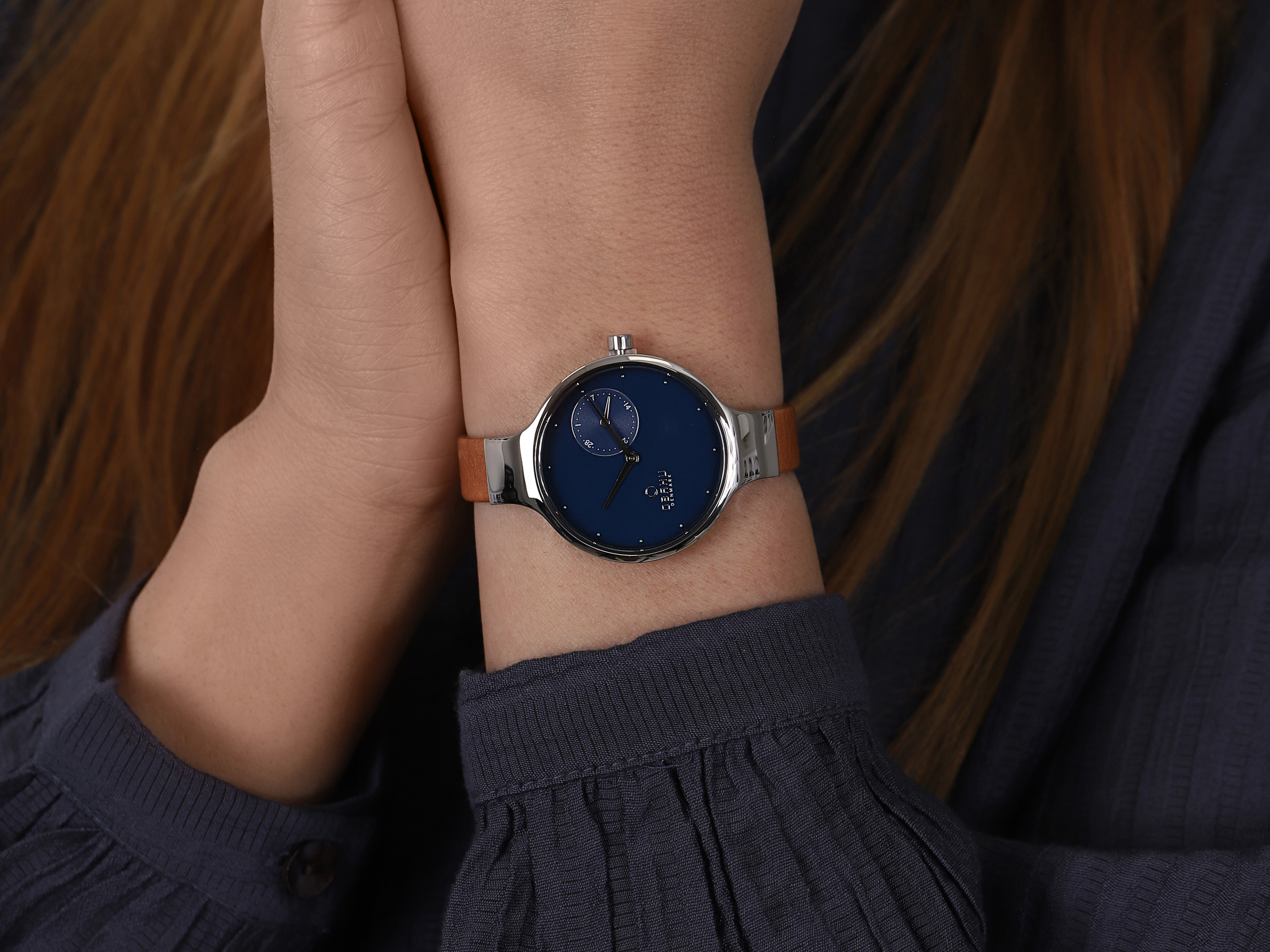 Obaku Denmark V201LDCLRZ Slim ENG - SYRUP zegarek damski klasyczny mineralne - miniatura 4
