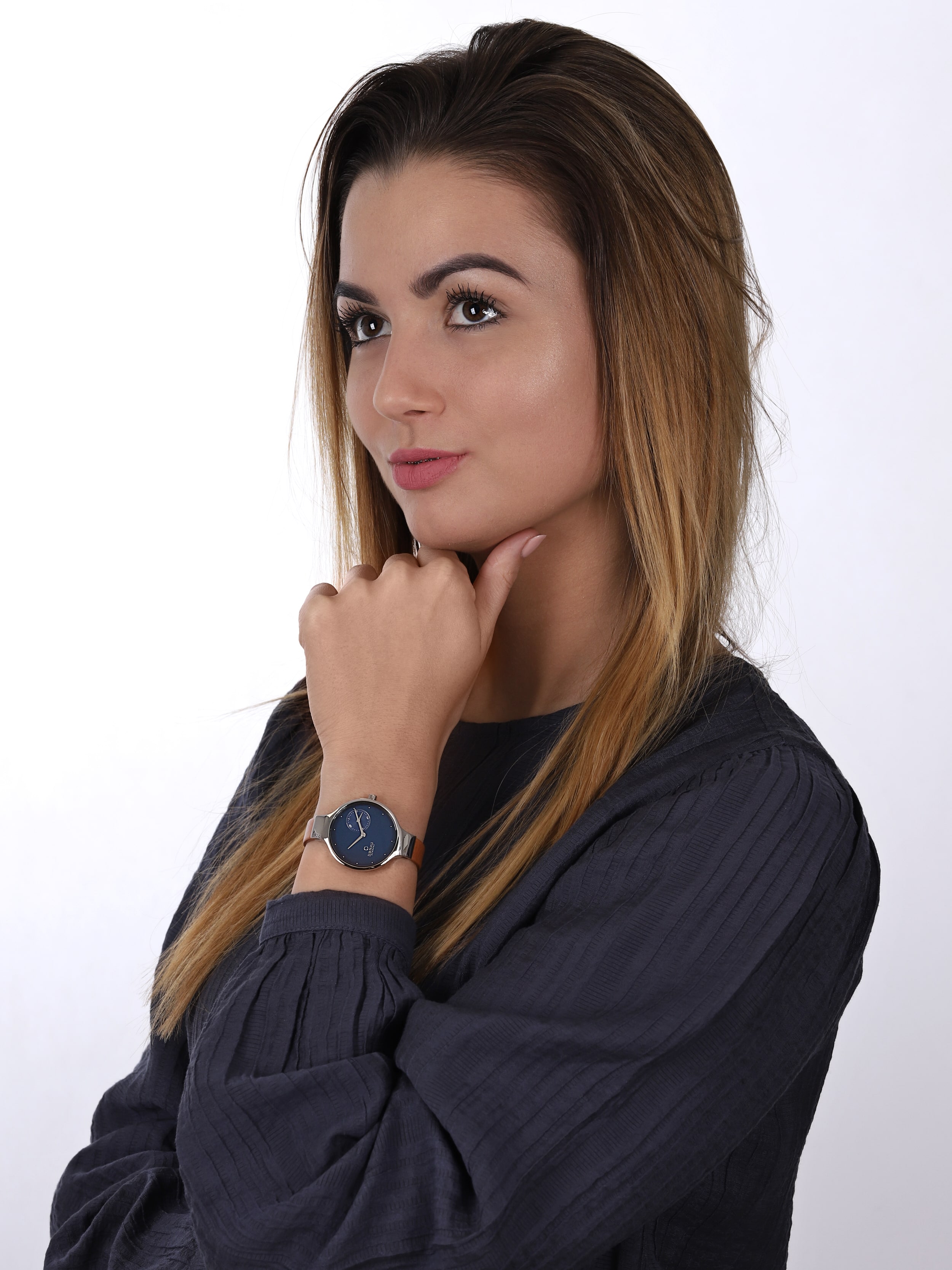 Obaku Denmark V201LDCLRZ zegarek damski klasyczny Slim pasek - miniatura 2