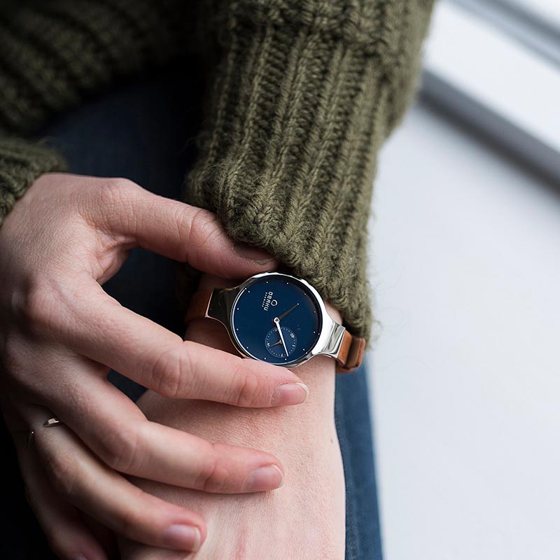 Obaku Denmark V201LDCLRZ zegarek damski Slim srebrny - miniatura 12