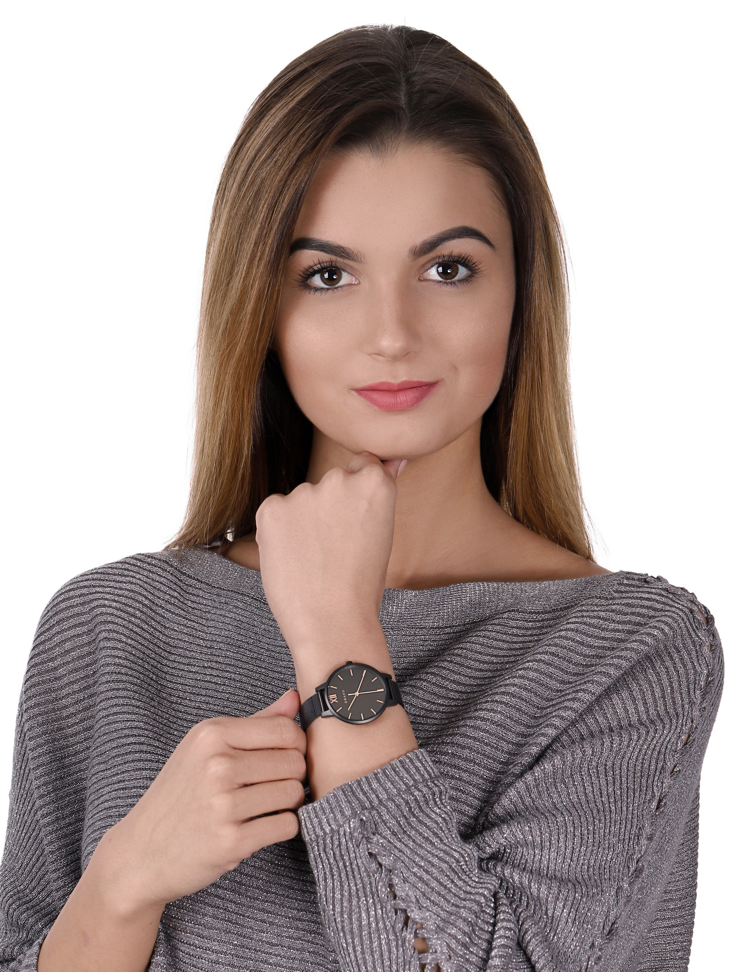 Obaku Denmark V209LXBBMB damski zegarek Slim bransoleta - miniatura 2