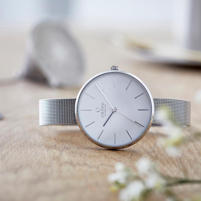 Obaku Denmark V211LXCIMC zegarek damski klasyczny Slim bransoleta
