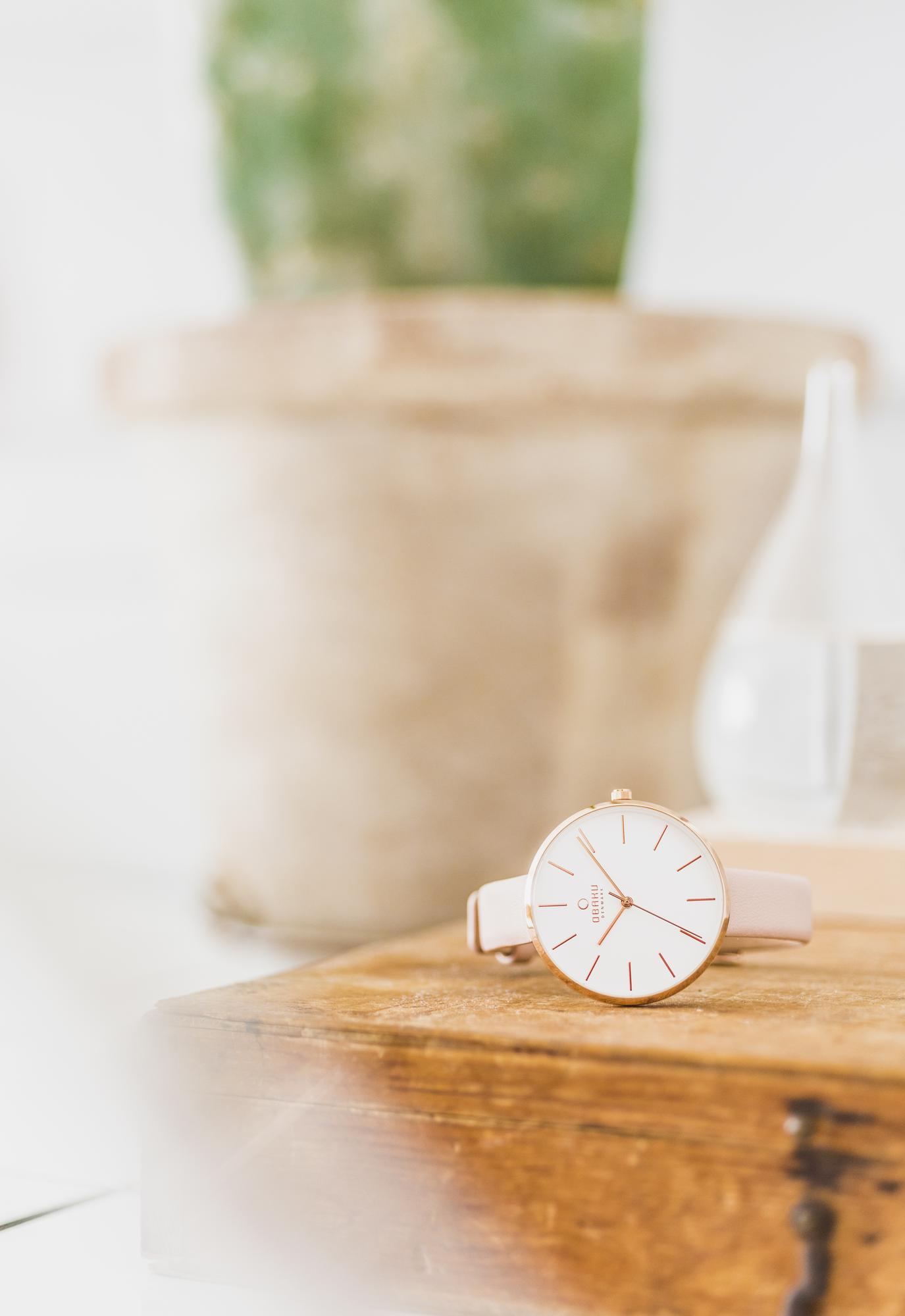 Obaku Denmark V211LXVIRX MYNTE - DOVE - Lau Liengard Ruge zegarek klasyczny Damskie