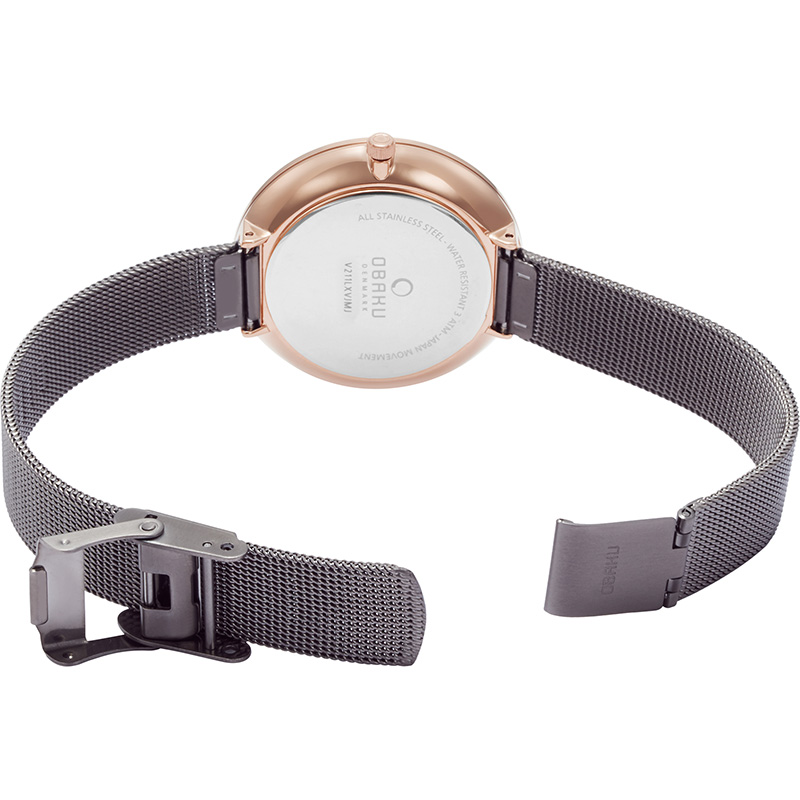 Obaku Denmark V211LXVJMJ damski zegarek Slim bransoleta - miniatura 5