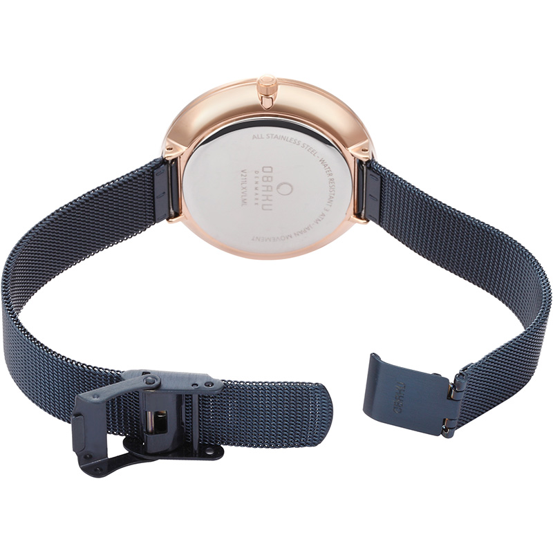 Obaku Denmark V211LXVLML Slim MYNTE - OCEAN zegarek damski klasyczny mineralne