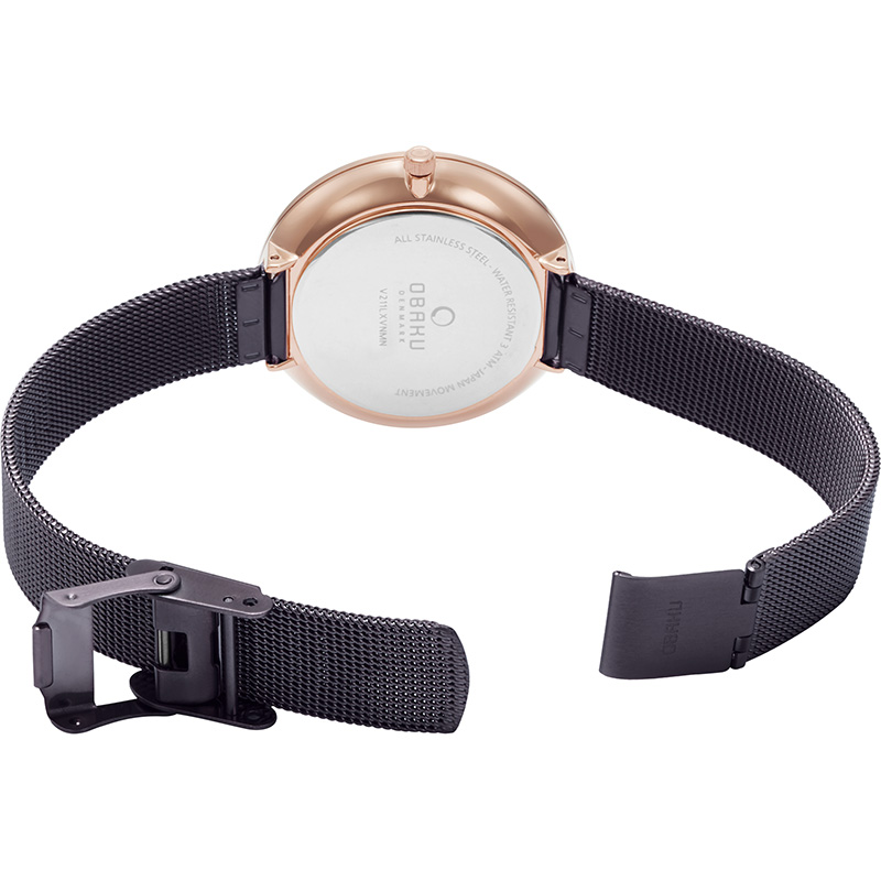 Obaku Denmark V211LXVNMN damski zegarek Slim bransoleta - miniatura 3