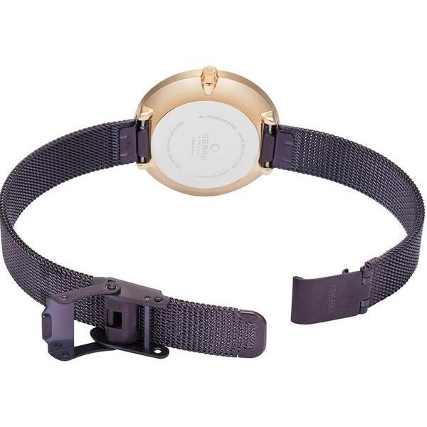 Obaku Denmark V226LXVNMN zegarek różowe złoto klasyczny Slim bransoleta - miniatura 5