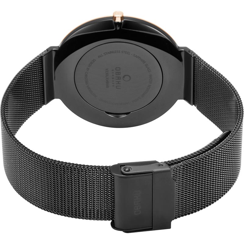 Obaku Denmark V230LXMBMB damski zegarek Slim bransoleta - miniatura 5