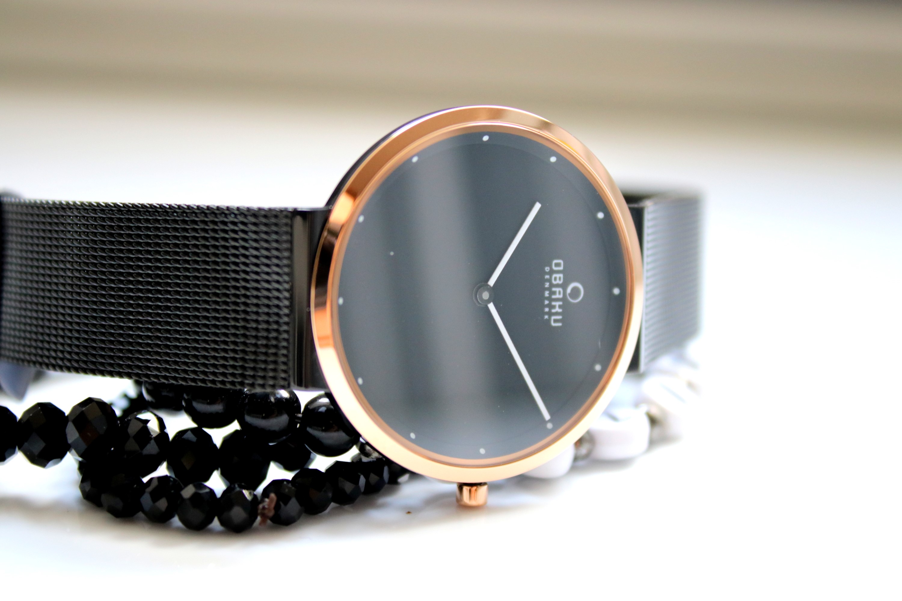 Obaku Denmark V230LXMBMB zegarek damski klasyczny Slim bransoleta - miniatura 10