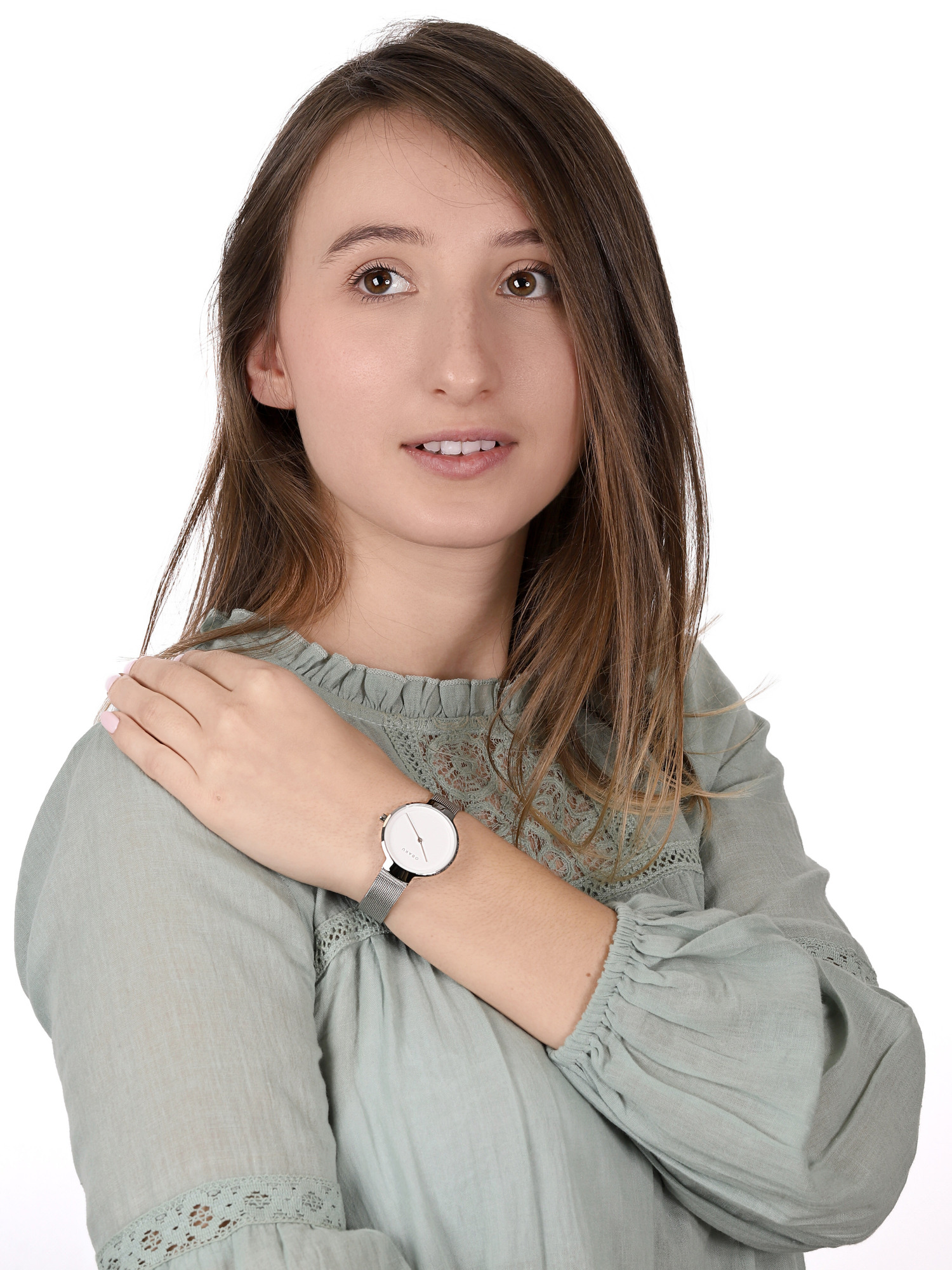 Obaku Denmark V231LXCIMC BIRK - STEEL zegarek klasyczny Slim - miniatura 2