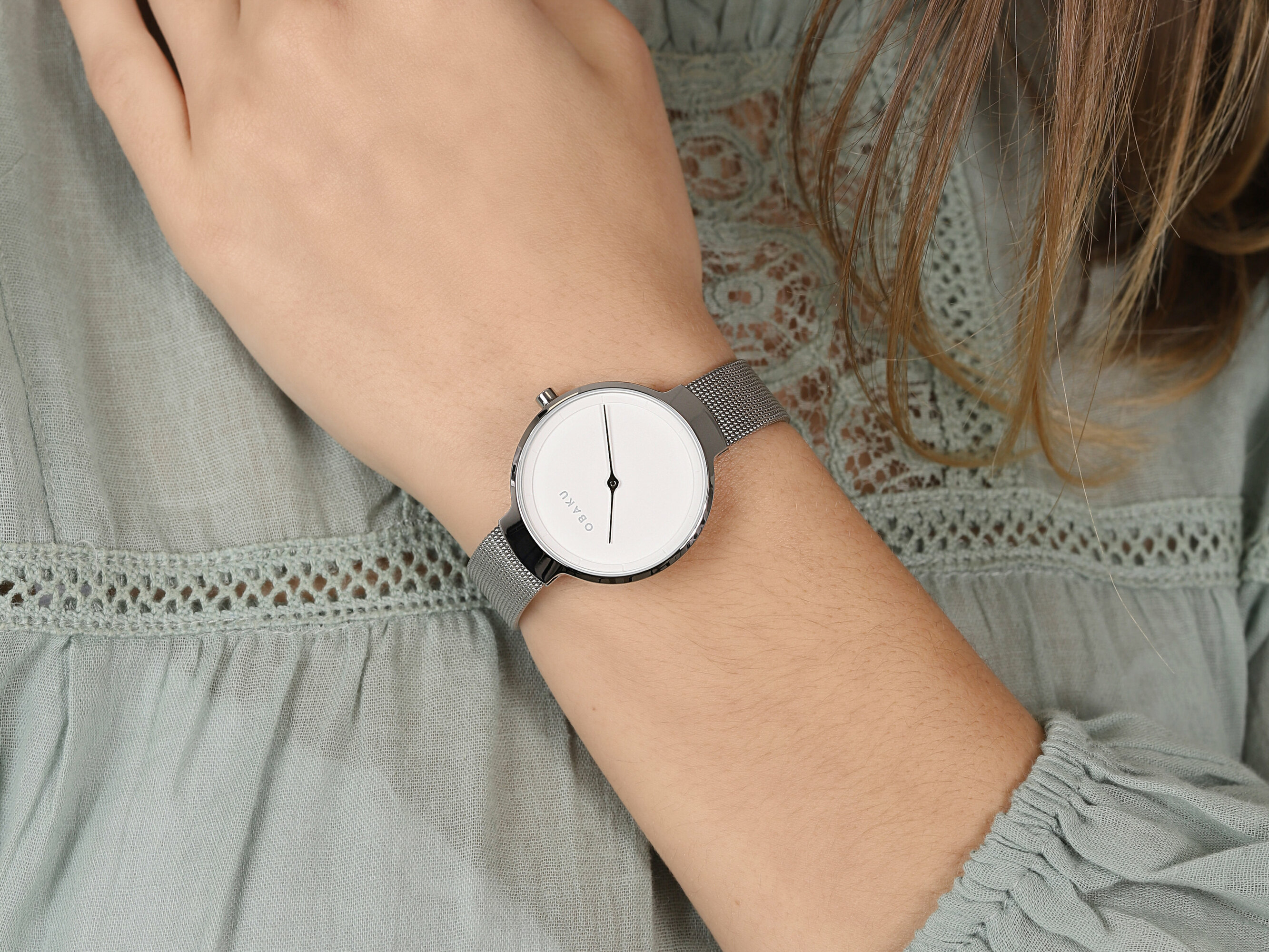 Obaku Denmark V231LXCIMC zegarek damski Slim - miniatura 4