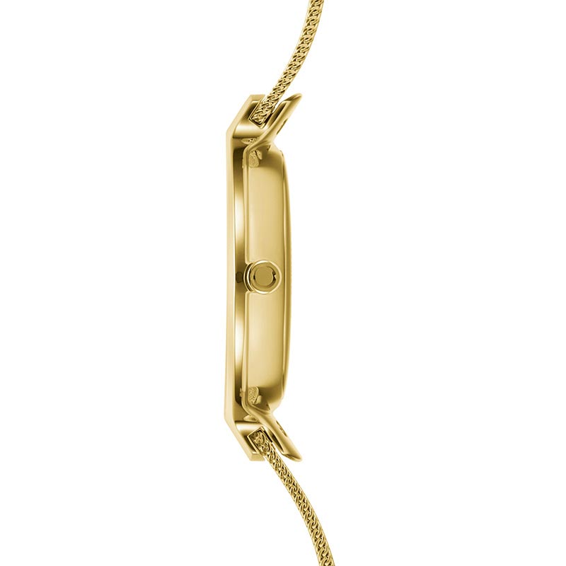 Obaku Denmark V231LXGIMG BIRK - GOLD Slim klasyczny zegarek złoty - miniatura 6