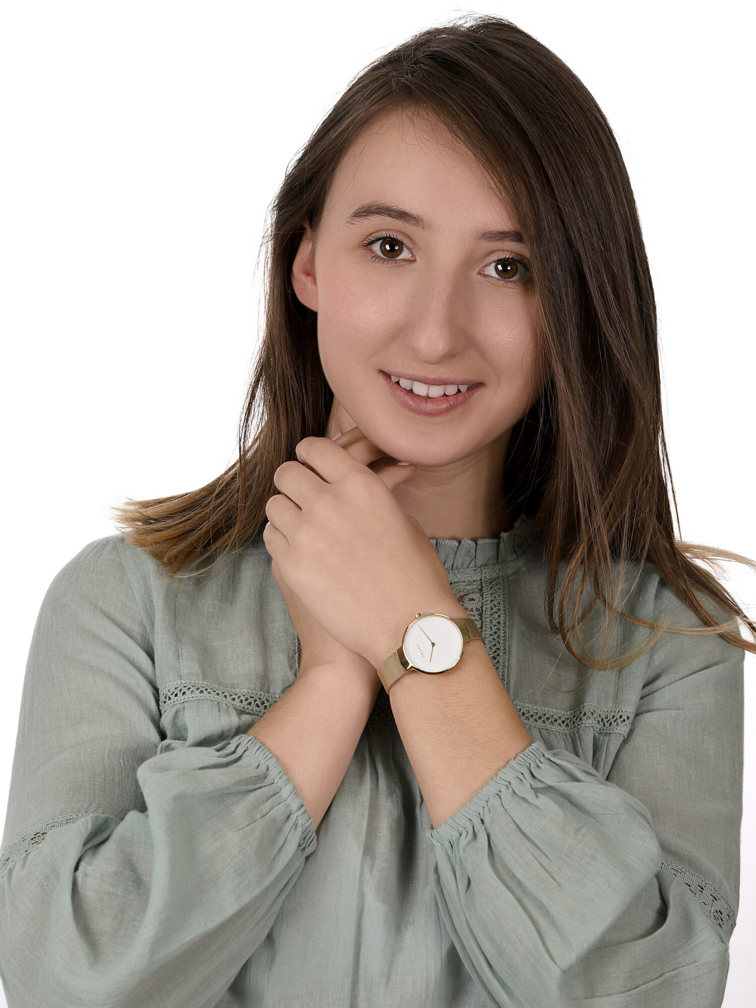 Obaku Denmark V231LXGIMG zegarek złoty klasyczny Slim bransoleta - miniatura 2