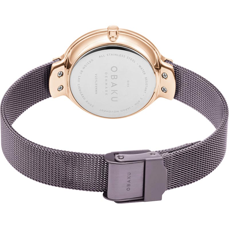 Obaku Denmark V231LXVNMN damski zegarek Slim bransoleta - miniatura 4