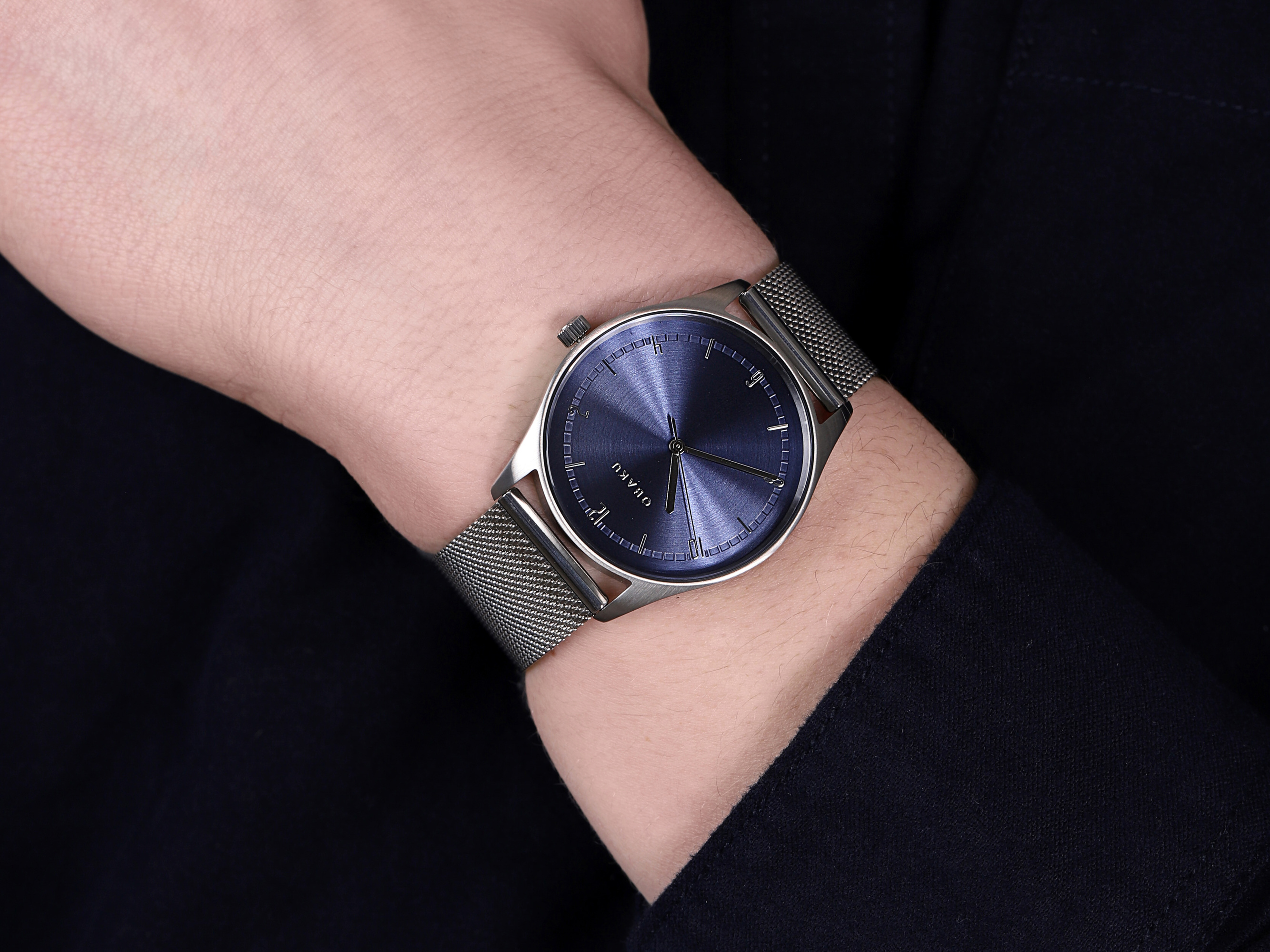 Obaku Denmark V235GXCLMC męski zegarek Slim bransoleta - miniatura 4