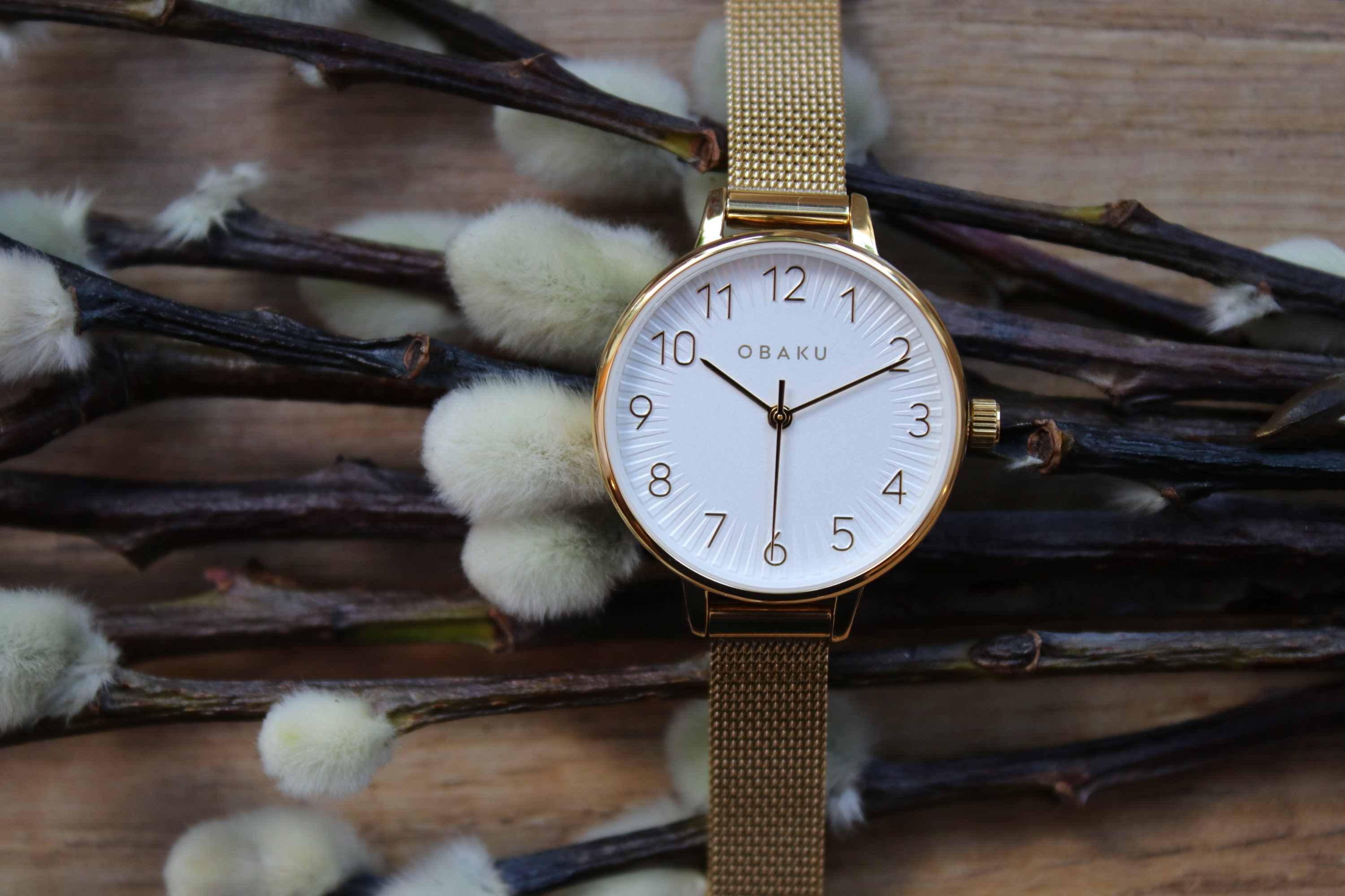 Obaku Denmark V237LXGIMG zegarek damski klasyczny Slim bransoleta - miniatura 10